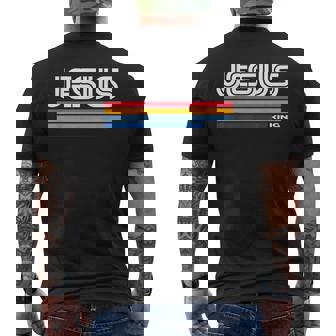 Jesus King Retro Vintage Men's T-shirt Back Print | Seseable UK