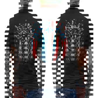 Jets Patriotic Usa Flag Fighter Jets Boys 4Th Of July Men's T-shirt Back Print - Seseable