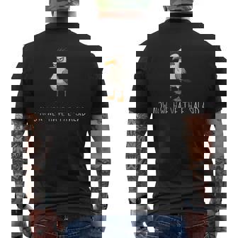 Jetzt Haben Wir Denalat Lustig Fun Now We Have Thealad T-Shirt mit Rückendruck - Geschenkecke