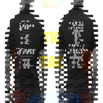 Jeuis Tic Je Cherche Tac Déguisement Drole Duo T-shirt imprimé au dos - Cadeauxyz