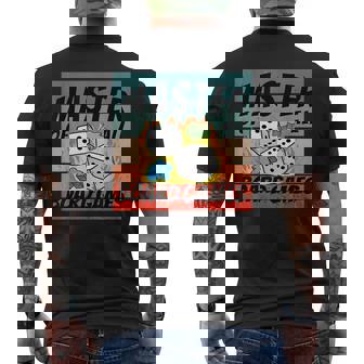 Jeux Deociété Dés Meeples Maîtrise Du Jeu Amateur De Jeux T-shirt imprimé au dos - Cadeauxyz