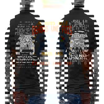 Jeuxidéo Gaming Les Personnages Étaient Pas Top Gamer T-shirt imprimé au dos - Cadeauxyz