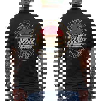 Jimmy The Man The Myth The Legend Personalized Name Men's T-shirt Back Print - Thegiftio