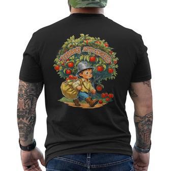 Johnny Appleseed Apple Day Sept 26 Celebrate Men's T-shirt Back Print - Thegiftio UK