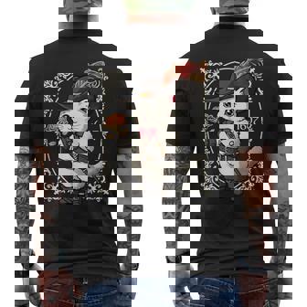 Joli Chatteampunk Avec Bottes Pour Amoureux Des Chats Et Escrimeur T-shirt imprimé au dos - Cadeauxyz