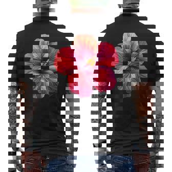 Jolie Fleur D'hibiscus T-shirt imprimé au dos - Cadeauxyz