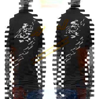 Jolly Rogers F-14 トムキャット 飛行機 テールフラッシュ 海軍航空 メンズTシャツ バックプリント - Kawaiitshirt