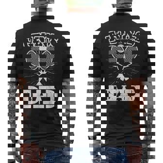 Joueur De Tennis Club De Tennis Raquette De Tennis Papa T-shirt imprimé au dos - Cadeauxyz