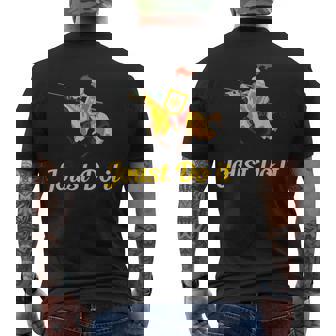 Jousting Joust Do It 中世の騎士tシャツ メンズTシャツ バックプリント - Kawaiitshirt