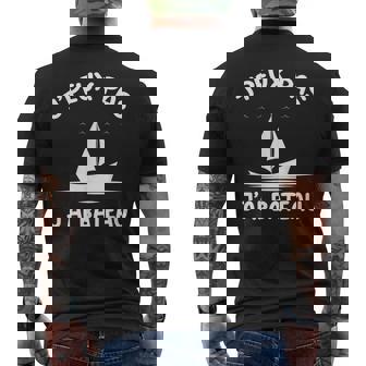 J'peux Pas J'ai Bateau Humour Marin Etoilier T-shirt imprimé au dos - Cadeauxyz