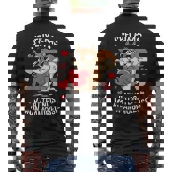 J'peux Pas J'attends L'amour Couple Humouraintalentin T-shirt imprimé au dos - Cadeauxyz