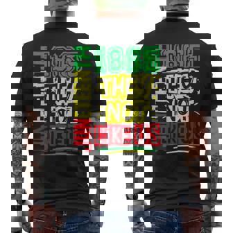 Junenth 1865 Black History Month Black Lives Matter Men Men's T-shirt Back Print - Thegiftio UK