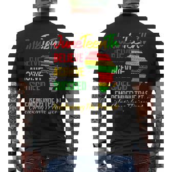 Junenth Is My Independence Day African 1865 Junenth Men's T-shirt Back Print | Mazezy