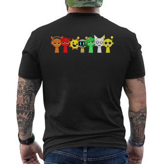 Just A Boy Who Loves Sprunky Sprunky Game Men's T-shirt Back Print - Thegiftio UK
