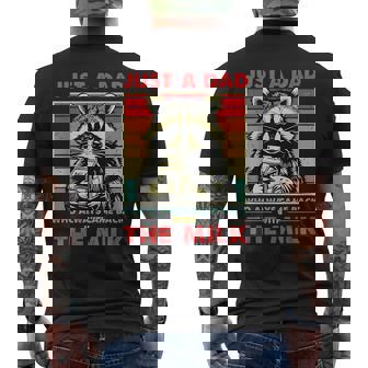 Just A Dad Who Always Came Back With The Milk Father’S Day Men's T-shirt Back Print - Thegiftio