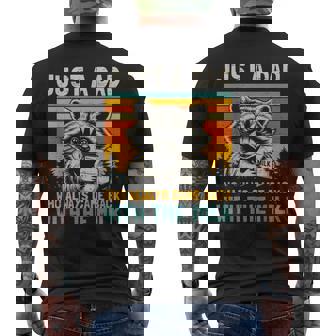 Just A Dad Who Always Came Back With The Milk Father's Day Men's T-shirt Back Print | Mazezy