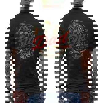 Just A Dad Who Always Came Back With The Milk Fathers Day Men's T-shirt Back Print | Mazezy