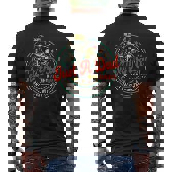 Just A Dad Who Always Came Back With The Milk Fathers Men's T-shirt Back Print | Mazezy