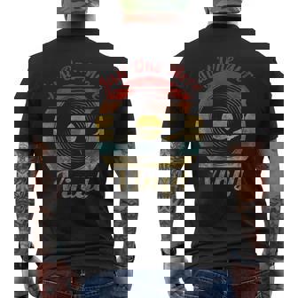 Just One More ビニールレトロレコード ヴィンテージミュージック メンズTシャツ バックプリント - Kawaiitshirt