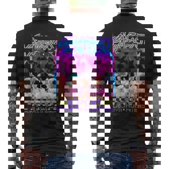 K-Pop Saja Boys Team Officially Licensed Men's T-shirt Back Print | Mazezy