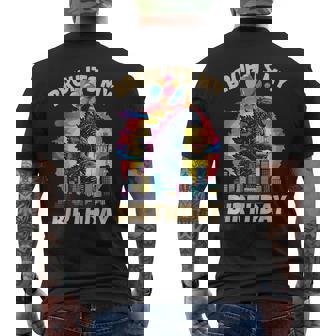 Kaiju Birthday Party Japan Monster Dinosuar It's My Birthday Men's T-shirt Back Print - Thegiftio