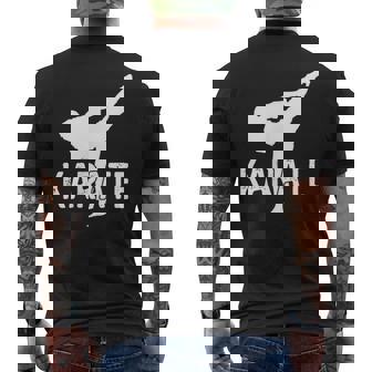 Karate Kick 空手キック松濤館、剛柔和道上地糸東極真流 メンズTシャツ バックプリント - Kawaiitshirt