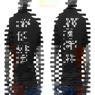 Kate の人生を生きている Kate メンズTシャツ バックプリント - Kawaiitshirt