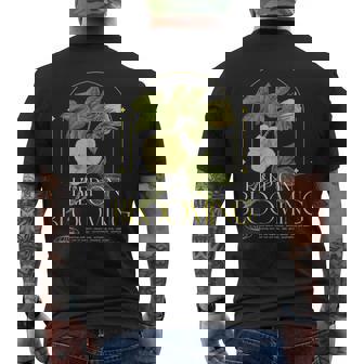 Keep On Blooming花のプリント付き メンズTシャツ バックプリント - Kawaiitshirt