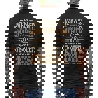 Never Killed A Mountain Lion But I Choked A Cougar Men's T-shirt Back Print | Mazezy