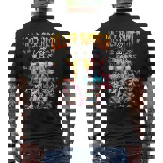 Killer Summer Vibes Beach Vacation Horror Summer Beach Men's T-shirt Back Print | Mazezy