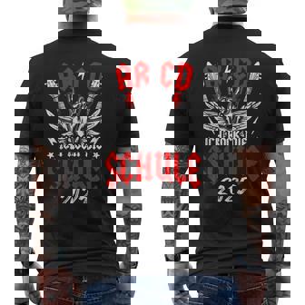 Kinder Abcd Ich Rock Diechule 2025 Einschulungchulkind Rocker T-Shirt mit Rückendruck - Geschenkecke