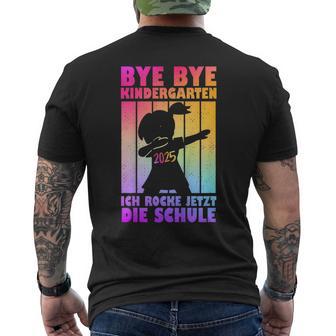 Kinder Bye Bye Kindergarten Ich Rocke Jetzt Diechule T-Shirt mit Rückendruck - Geschenkecke
