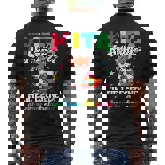 Kinder Fuchs Einschulung Abschied Kinder Kita Abgänger 2025 T-Shirt mit Rückendruck - Geschenkecke