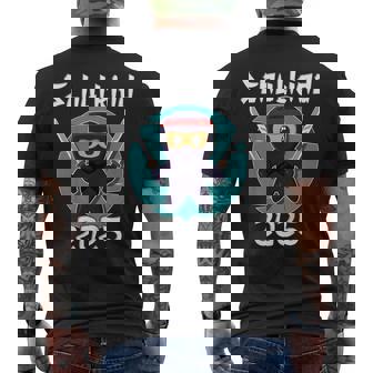 Kinder Ninjachulkind 2025 Ninja Einschulung T-Shirt mit Rückendruck - Geschenkecke