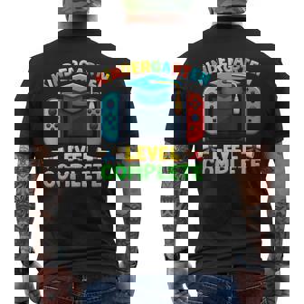 Kindergarten Level Complete Graduation Class 2025 Gamer Boys Men's T-shirt Back Print - Monsterry