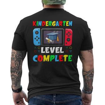 Kindergarten Level Complete Last Day Of School Video Game Men's T-shirt Back Print - Thegiftio UK