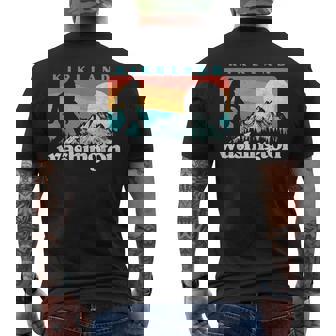 Kirkland Washington Retro 80S Bigfoot メンズTシャツ バックプリント - Kawaiitshirt