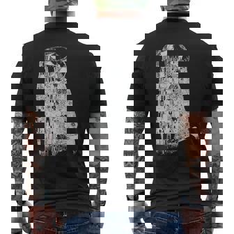 The Kiss グスタフ・クリムト クラシック アールヌーボー グラフィック Freedom メンズTシャツ バックプリント - Kawaiitshirt