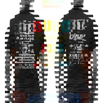 Kita Abgänger 2025Chulkind Einschulungchule Letzter Tag T-Shirt mit Rückendruck - Geschenkecke