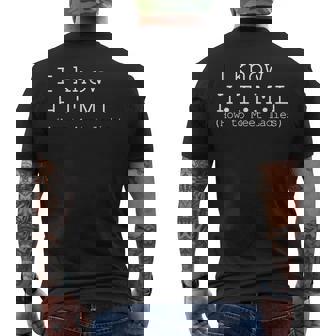 I Know Html How To Meet Ladies The Game メンズTシャツ バックプリント - Kawaiitshirt