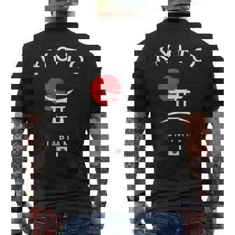 Kyoto Japón Bandera Japonesa Kyoto Palacio Imperial Recuerdo Camiseta Hombre Estampado Espalda - Regaloses