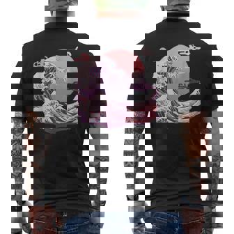 La Grandeague De Kanagawa Hokusai Japonais T-shirt imprimé au dos - Cadeauxyz