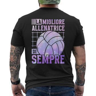 La Migliore Allenatrice Diempre Pallavolo Per Donna T-shirt da uomo con stampa posteriore - Novitaregali