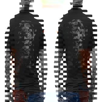 Labrador Perro Gráfico Mascota Ilustración Labrador Camiseta Hombre Estampado Espalda - Regaloses