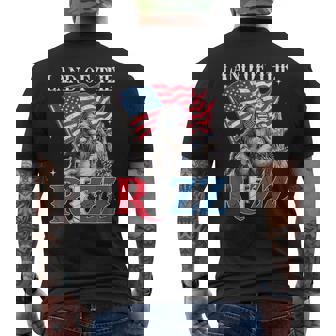 Land Of The Rizz Bigfoot Patriotic 4Th Of July Men's T-shirt Back Print | Mazezy