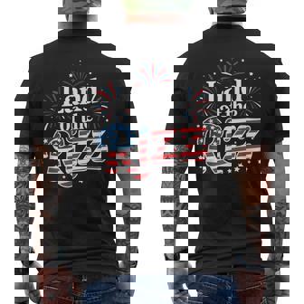 Land Of The Rizz Patriotic Day 4Th Of July Us Flag Men's T-shirt Back Print | Mazezy