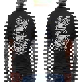 Lapin De Pâques Jouant Guitare Classique Guitariste T-shirt imprimé au dos - Cadeauxyz