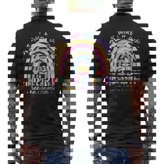 Last Day Pre-K Done Kindergarten Here We Come Graduation Men's T-shirt Back Print - Thegiftio
