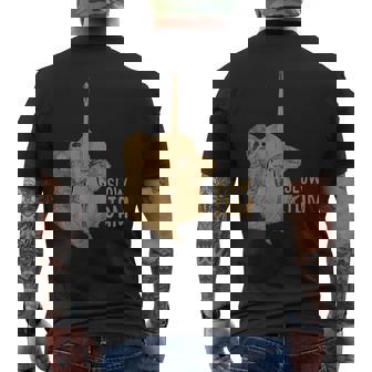 Lazy メンズ レディース ナマケモノ ギフト メンズTシャツ バックプリント - Kawaiitshirt