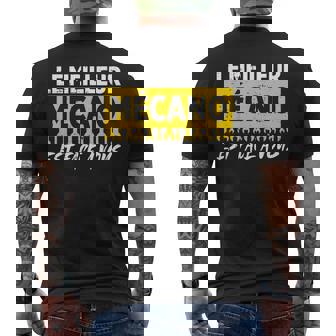 Le Meilleur Mécano Mécanicienoiture Moto Homme Cadeau T-shirt imprimé au dos - Cadeauxyz